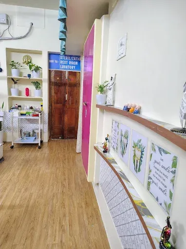 Reception and clinic space