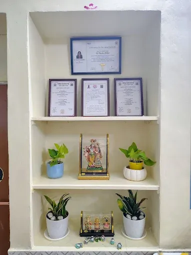 Thoughtfully arranged clinic area